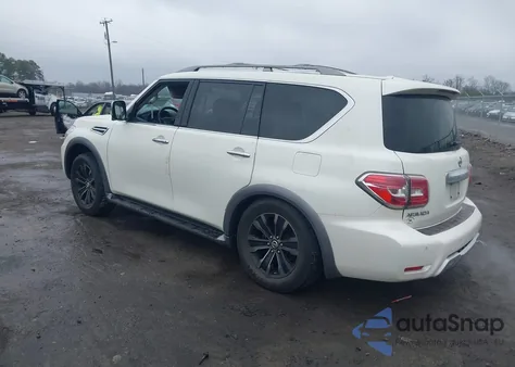 2018 Nissan Armada Platinum from USA, damaged, VIN JN8AY2NC9JX500750